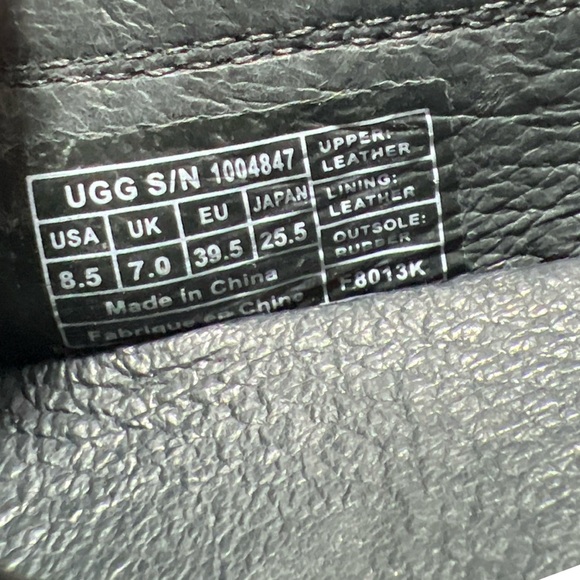 Ugg Black  Loafers - Picture 8 of 8